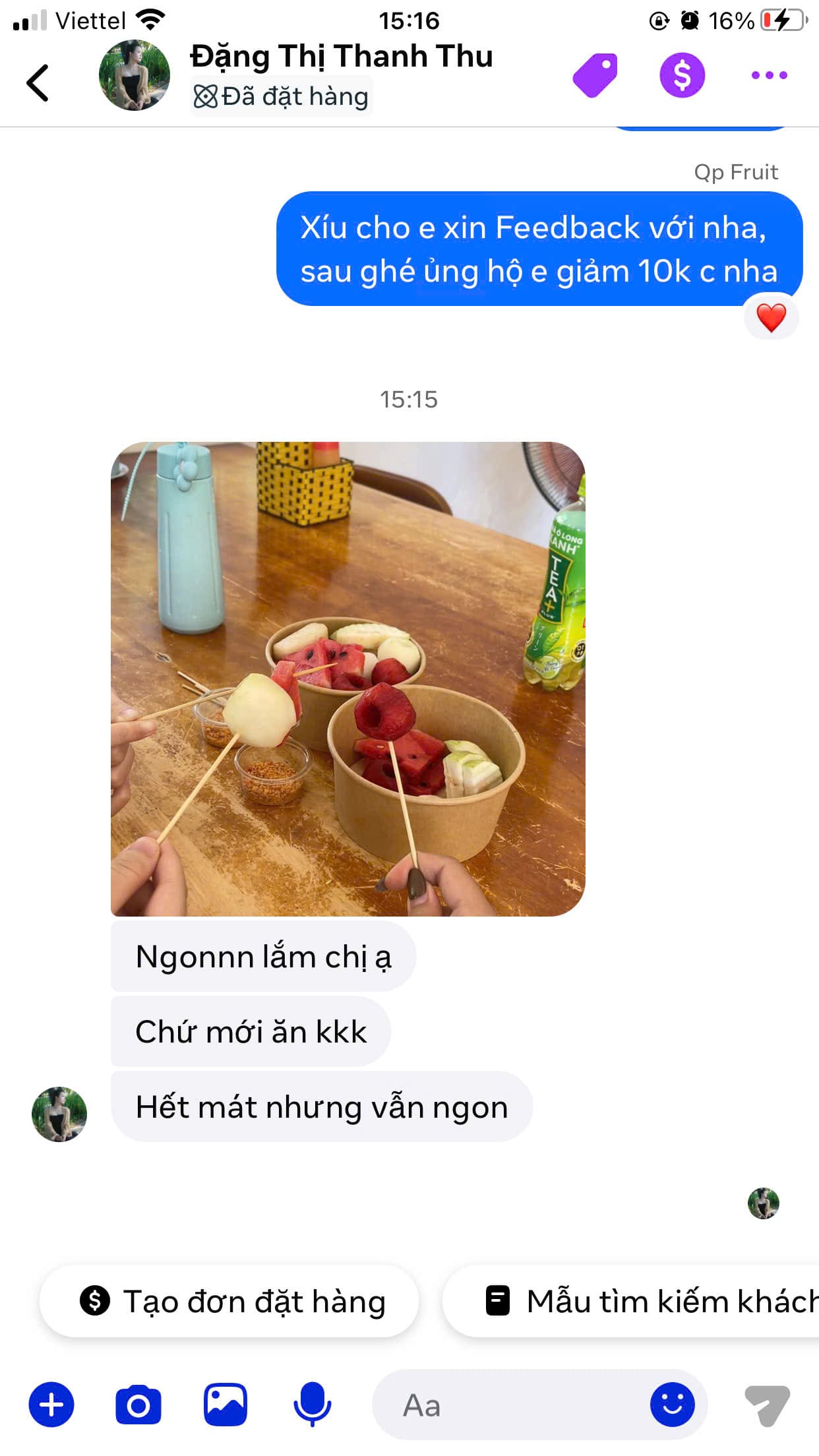 Feedback từ Khách hàng Huế