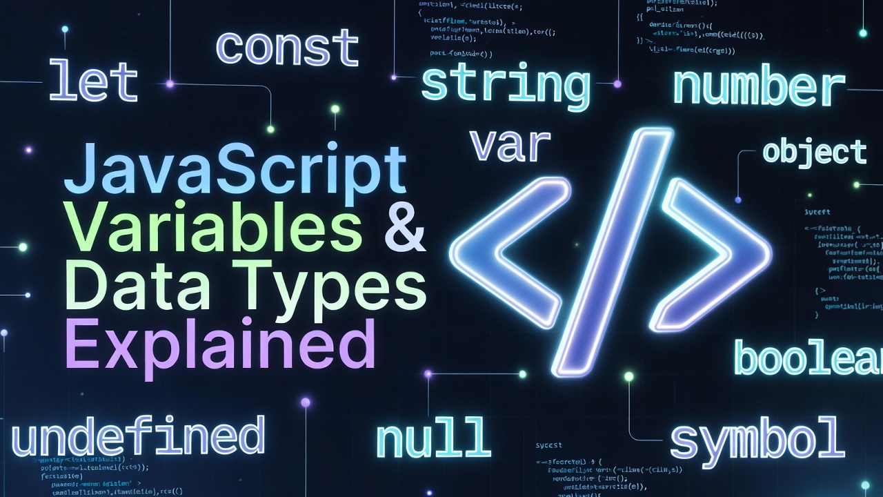 JavaScript Variables and Data Types Explained