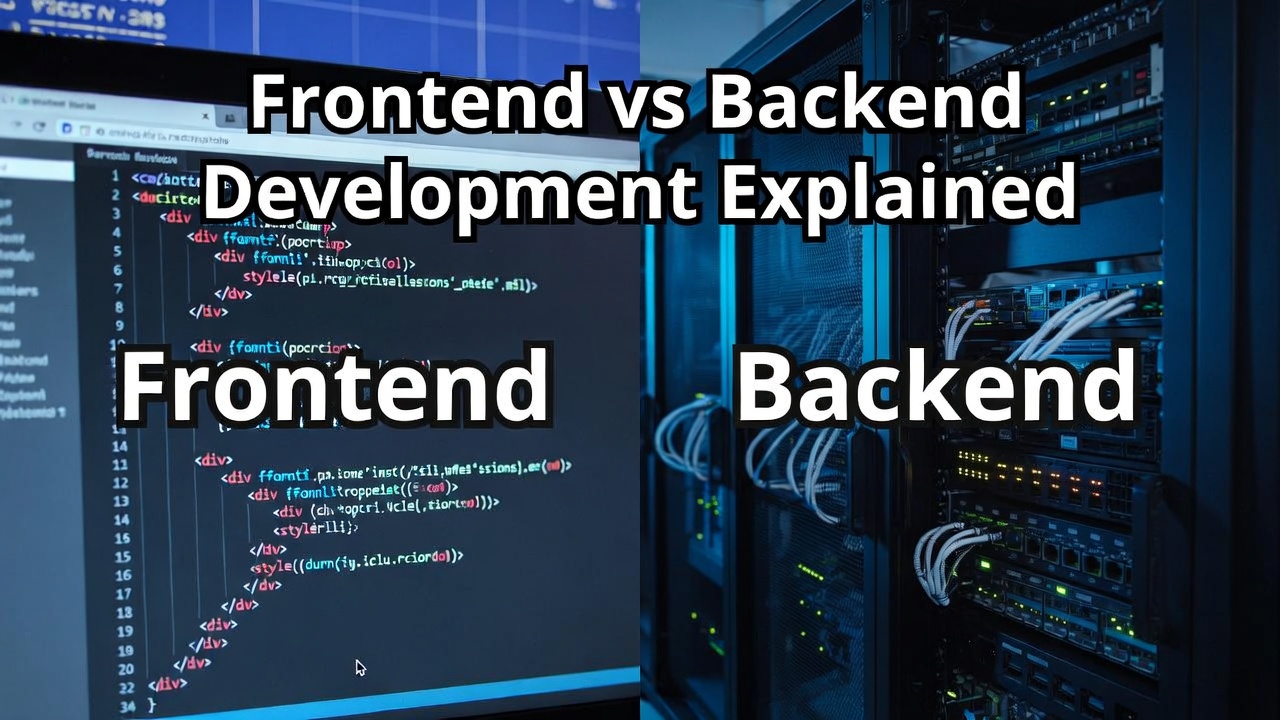 Frontend vs Backend Development Explained